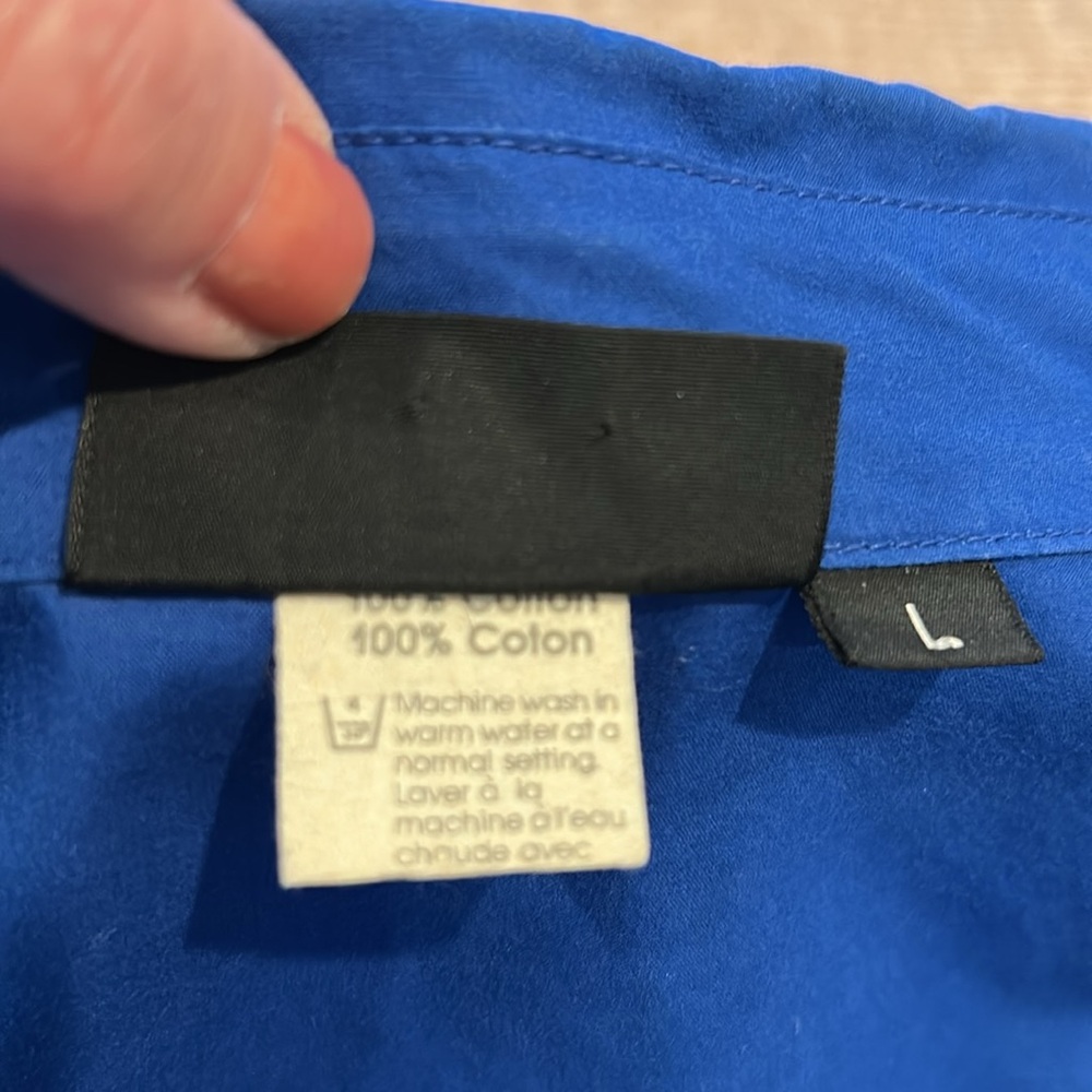 Silver Fern Lightweight 100% Cotton Royal Blue Men’s Jacket - Picture 5 of 7